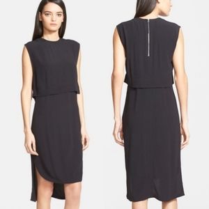 NEW Helmut Lang Layered Georgette Dress Size 0